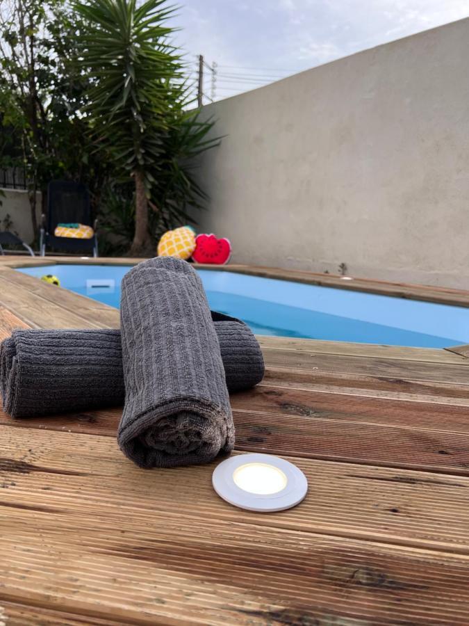 Charmante Maison Climatisee Avec Piscine Au Calme A Каркасон Екстериор снимка